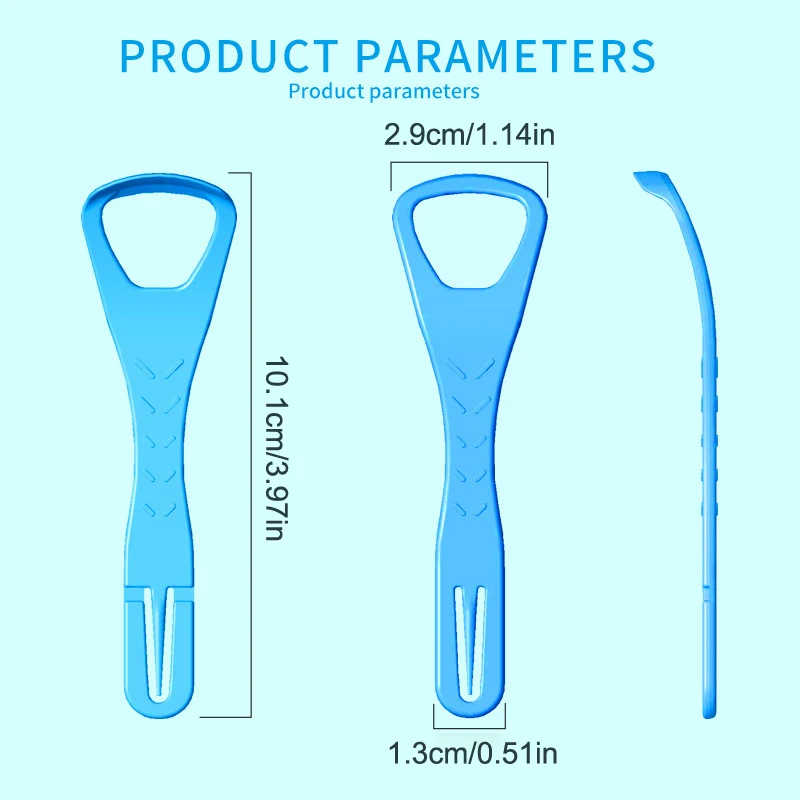 6 Stuks Willekeurige Tongschrapers Met Tandheelkundige Plectrums Bpa-Vrije Tongreiniger Hulpmiddel Voor Orale Reiniging En Verzorging Tandenstokers Verminderen Slechte Adem