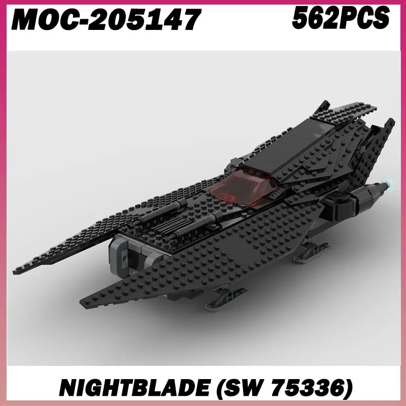 

562PCS MOC-205147 New Spaceship Bricks Stars Transport Set Ship Model Building Blocks Kit Toys For Children