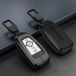 Aluminum Alloy TPU Car Remote Key Fob Case Key Cover For Ford Fusion Mondeo Mustang Edge Expedition EXplorer F-150 F-250 F-350