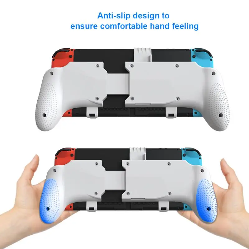 Color White Comfort Detachable And Practical Anti-slip Design Drop-proof For Switch Oled Console Gaming Case Abs