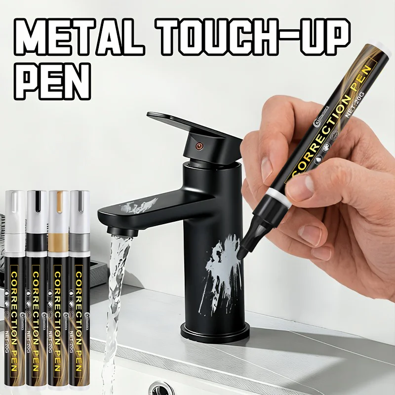 Multi-surface Touch Up Paint Pen, Scratch Repair Marker for Metal, Furniture, Home Appliance, Waterproof Color Restore