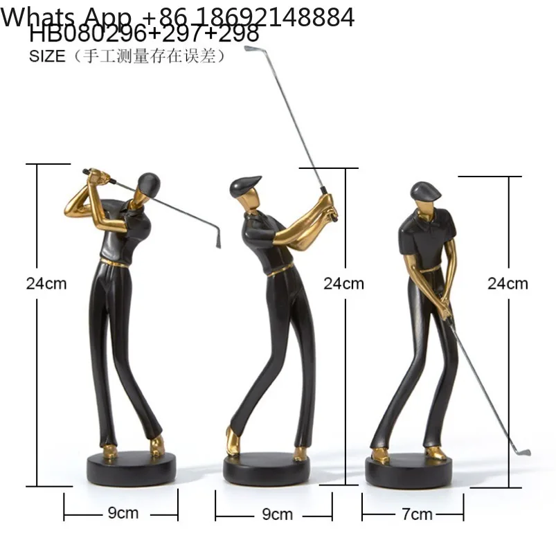 

Golf figure ornament living room ornament craft gift ornament