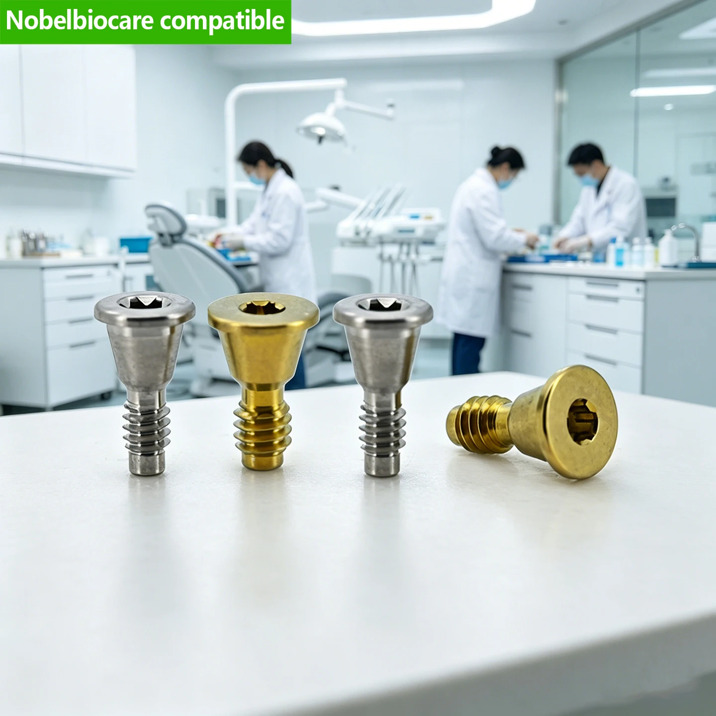 Compatible Nobel Biocare Cover Screws Restoration Accessory Grade 5 Titanium Precision Fit Stable Healing Factory Price OEM ODM
