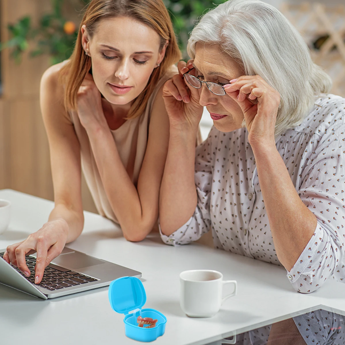 

3 Pcs Fake Teeth Dental Container False Retainer Denture Case Discreet Travel Storage