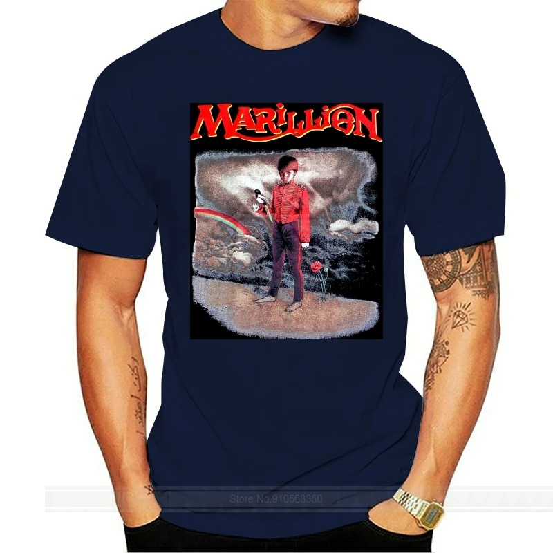 

Marillion Misplaced Childhood '85 New Black T Shirt Cotton Short Sleeve O-neck Tops Tee