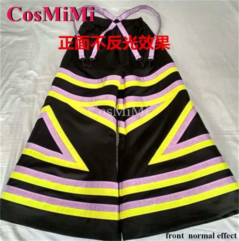 

CosMiMi Handsome New Patterns AUS Style Ghost Dance Pants Melbourne Shuffle Pants Bell-bottoms Reflective Effect Trousers Unisex