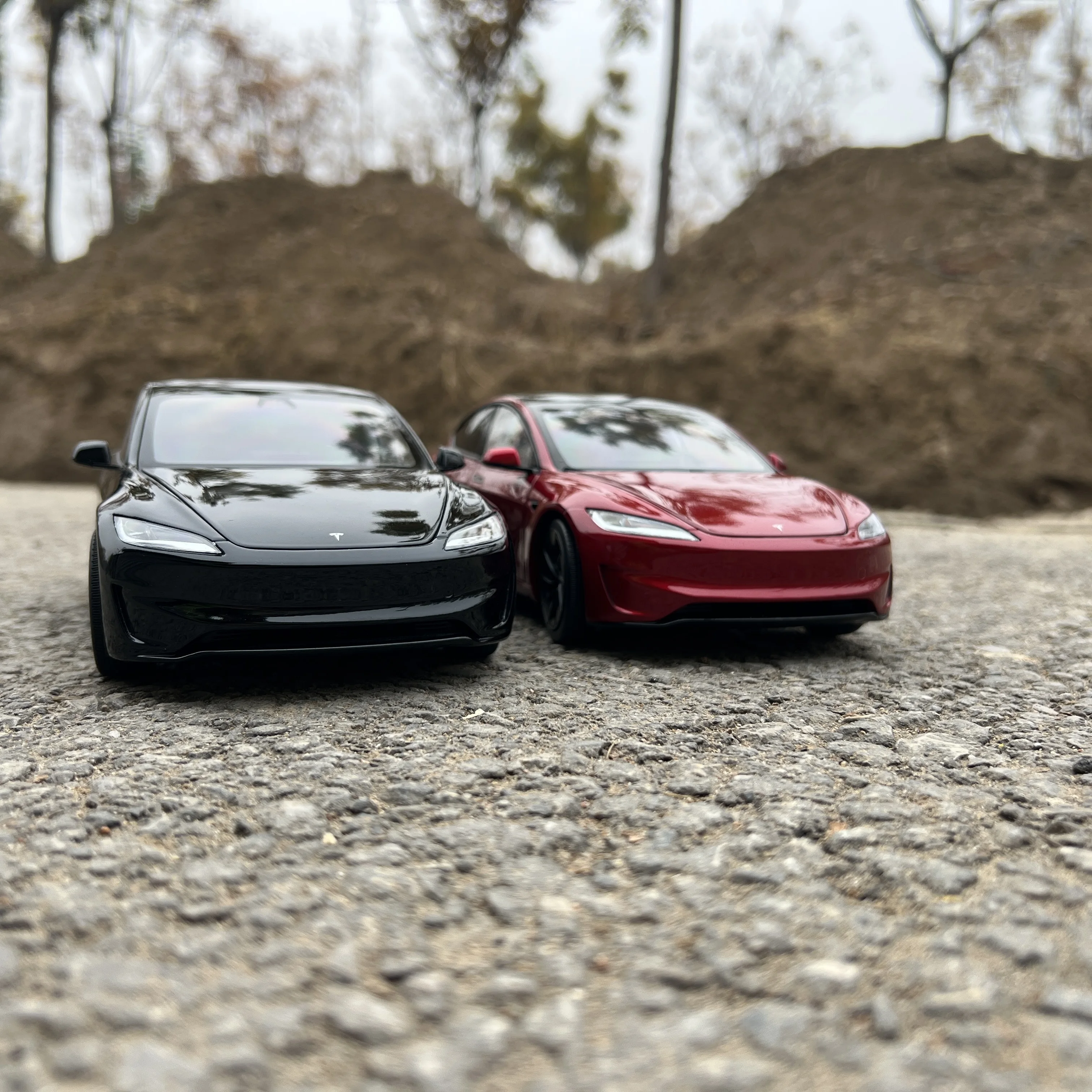 1:18 오리지널 스케일 모델, 테슬라 모델 3, 희귀, 수집 및 전시용 다이캐스트 모델