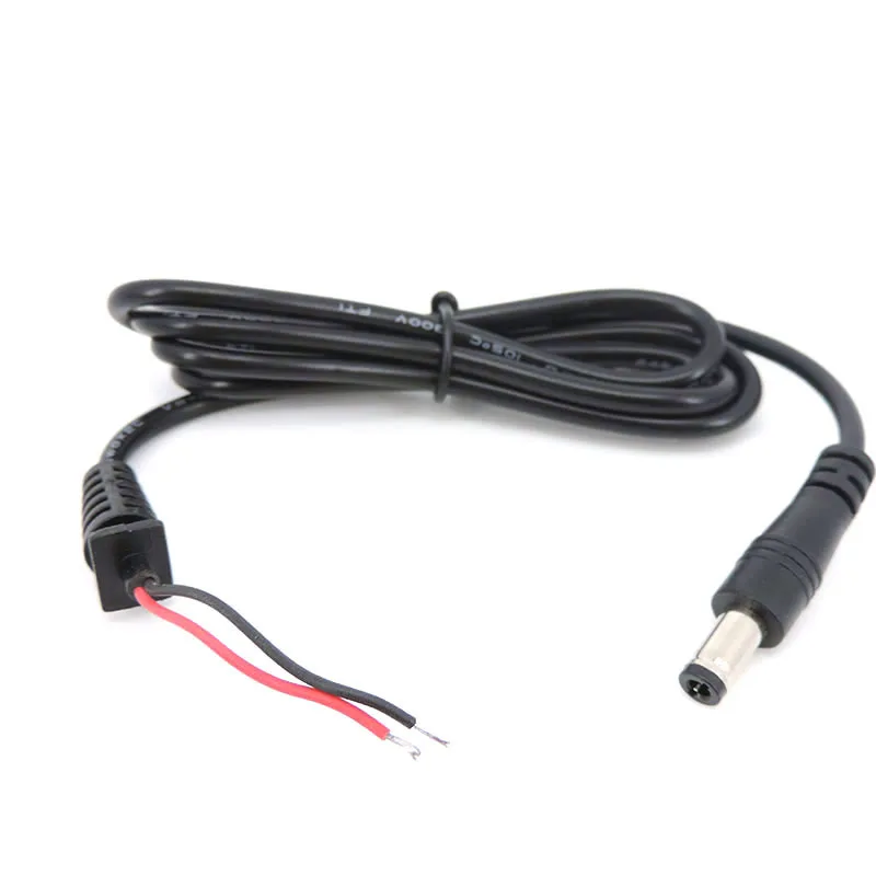 1M 2pin Adapter Output Power adapter Cord DC Male Plug 100cm Cable 5.5*2.5/2.1 4.0*1.7 3.5*1.35 repair cord B4