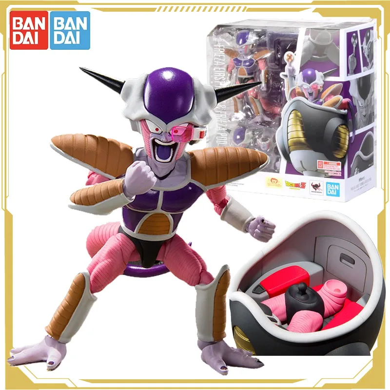 

Bandai Original S.H.Figuarts Assembly Model Frieza First Form Frieza Pod 110mm Anime Action Figure Toys Model Gifts for Boys