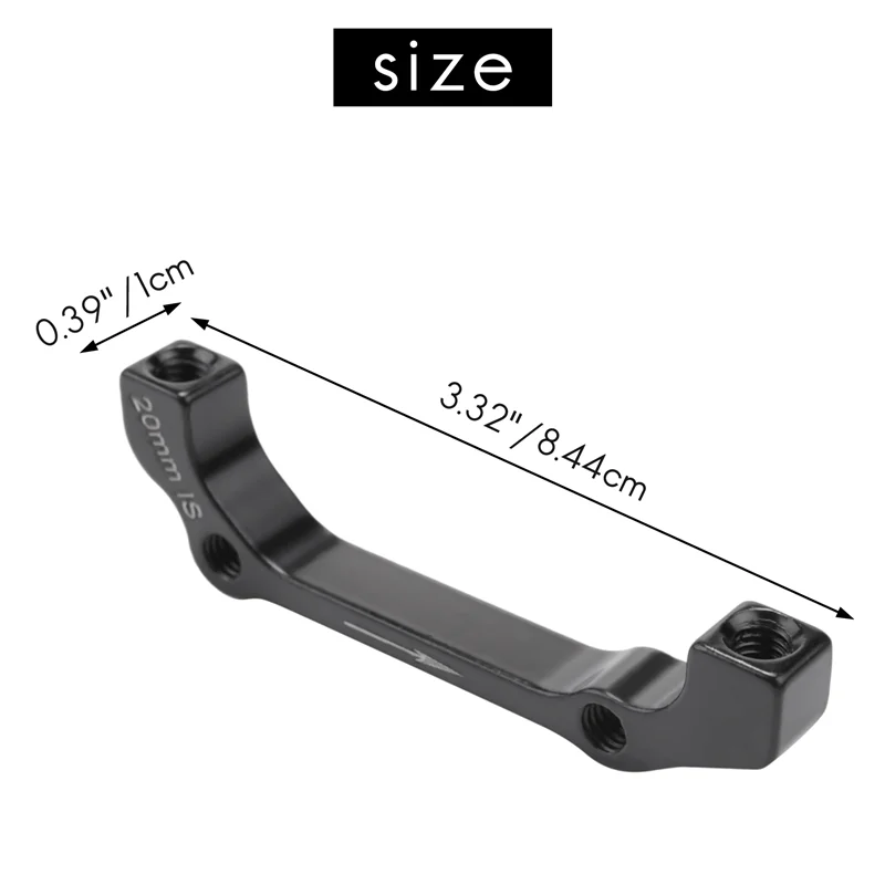 -NEW Disc Brake Caliper Mount Adapter Is/Post Front 180Mm Rear 160Mm For Shimano Hayes Mtb