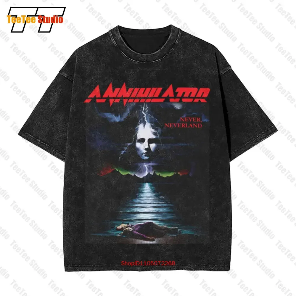 Limited Nwt Annihilator Never Neverland Thrash Speed Heavy Metal Vintage Oversized T-Shirt M 3Xl GZ4P