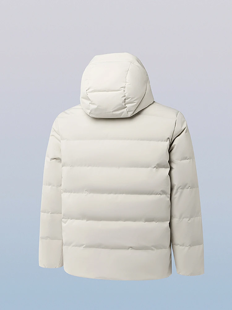 Three-Proof Sportsday Men's down Jacket Autumn Winter New Style Hooded Coat Casual Wear Polyester Fiber Duck down Filling