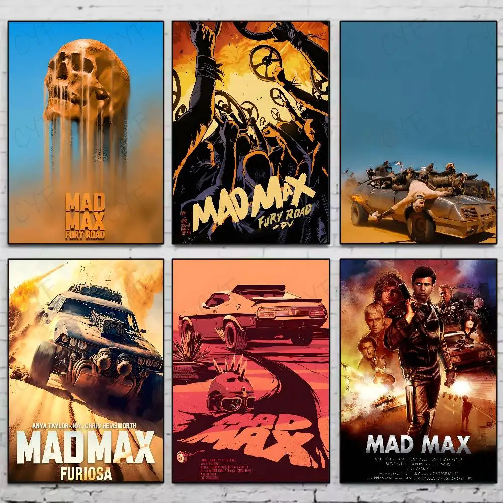 Mad Max Poster HD arte pared adhesiva impermeable hogar sala de estar dormitorio bar decoración estética