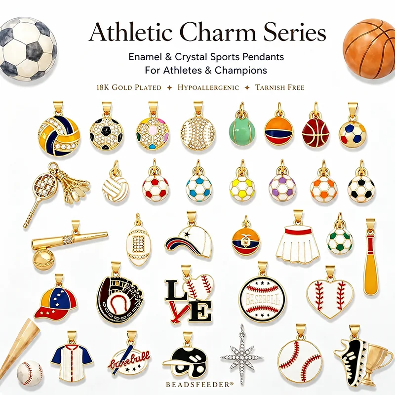 2pcs/Lot Football Baseball Rugby Boxing Glove Sports Enamel Charm Pendant,Necklace Bracelet Craft Jewelry Findings Supply R62