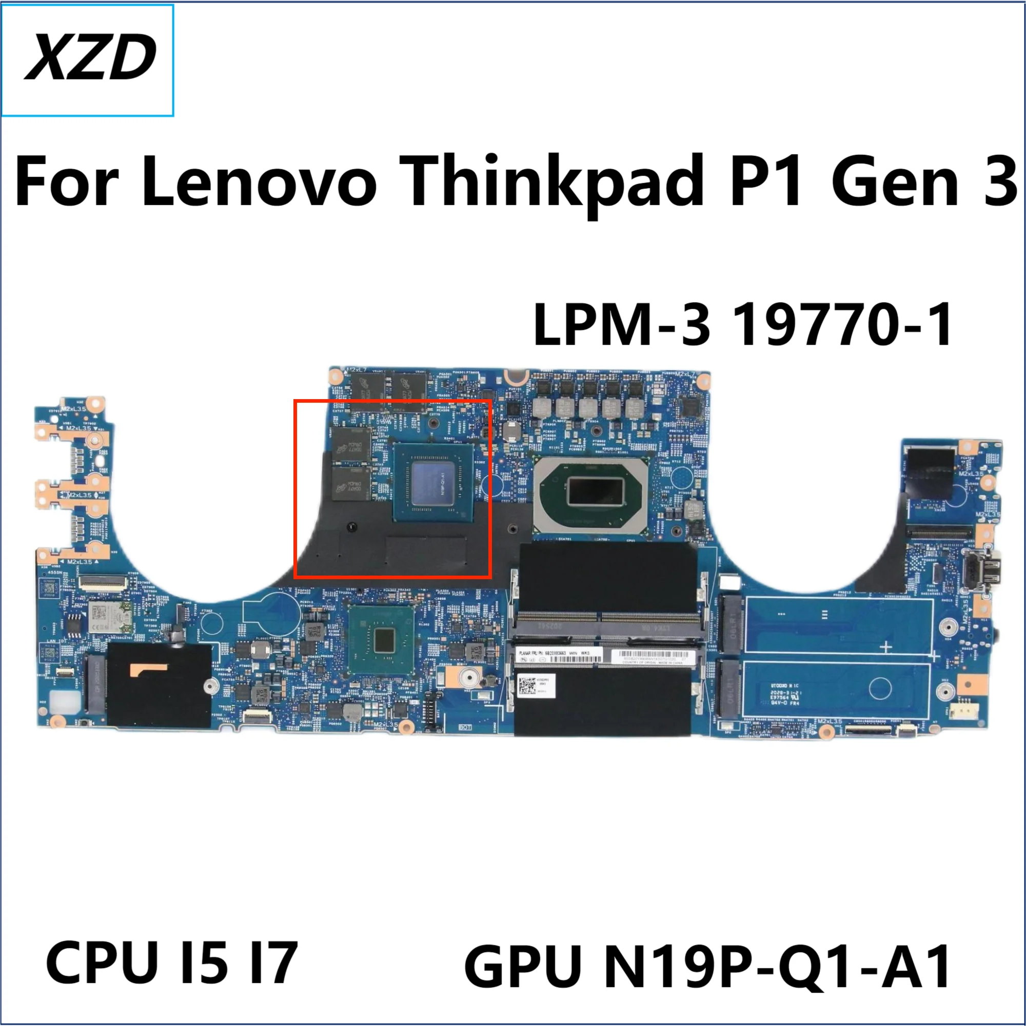 

Материнская плата LPM-3 19970-3 для Lenovo Thinkpad P1 Gen 3, материнская плата для ноутбука с I5 I7 10-й процессор, графический процессор, 100% тест, ок