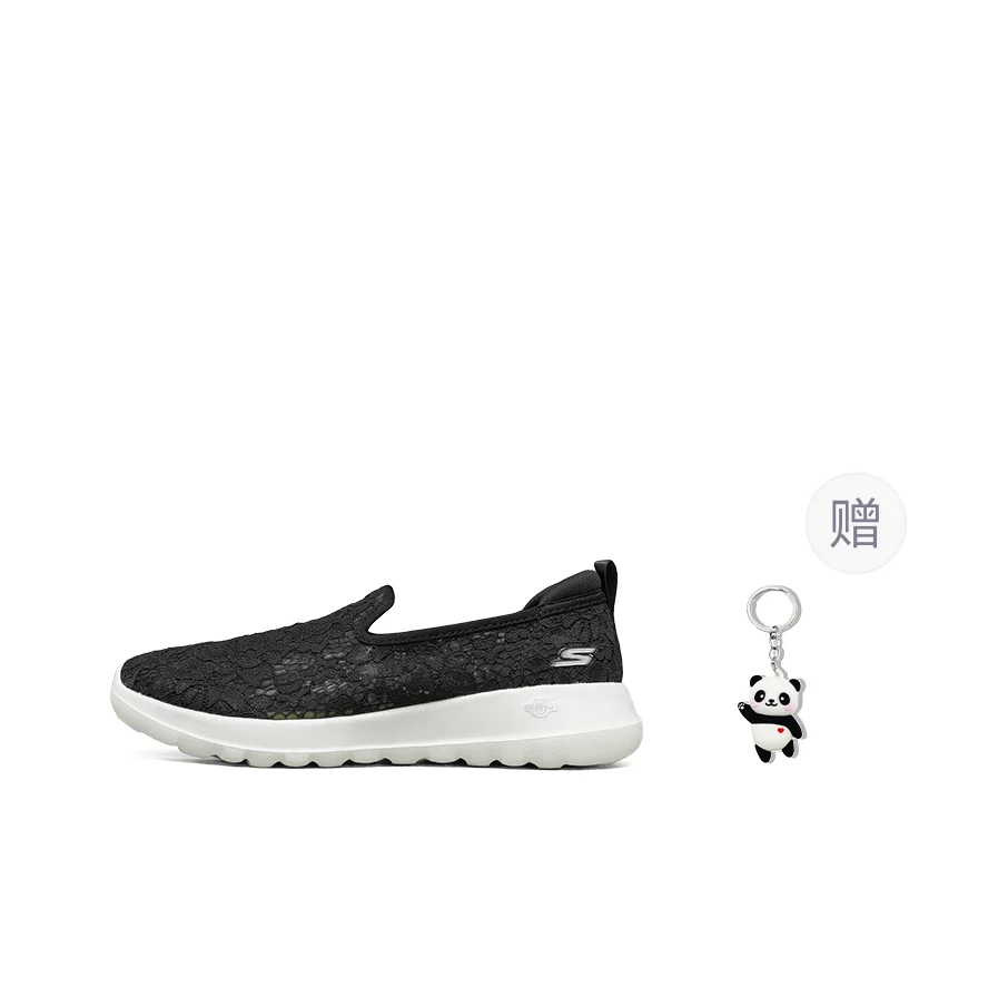 Skechers GO WALK Joy Breathable Casual Shoes Women's Black White 896020-BKW view 2