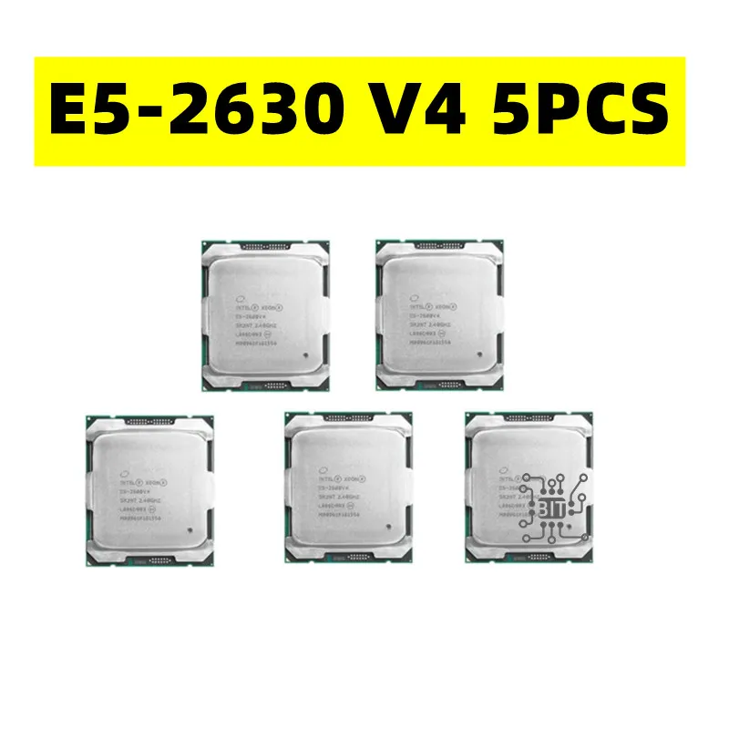 

5pcs Xeon E5-2630V4 2,20 GHZ 10-Core 25MB SmartCache E5 2630 V4 E5-2630V4 85W