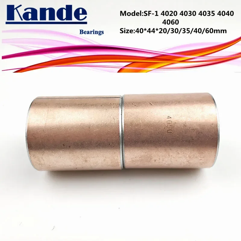 

SF-1 4020 4030 4035 4040 4060 Self Lubricating Sleeve 40x44x20 40x44x30 40x44x35 40x44x40 40x44x60mm SF1 Kande Bearings