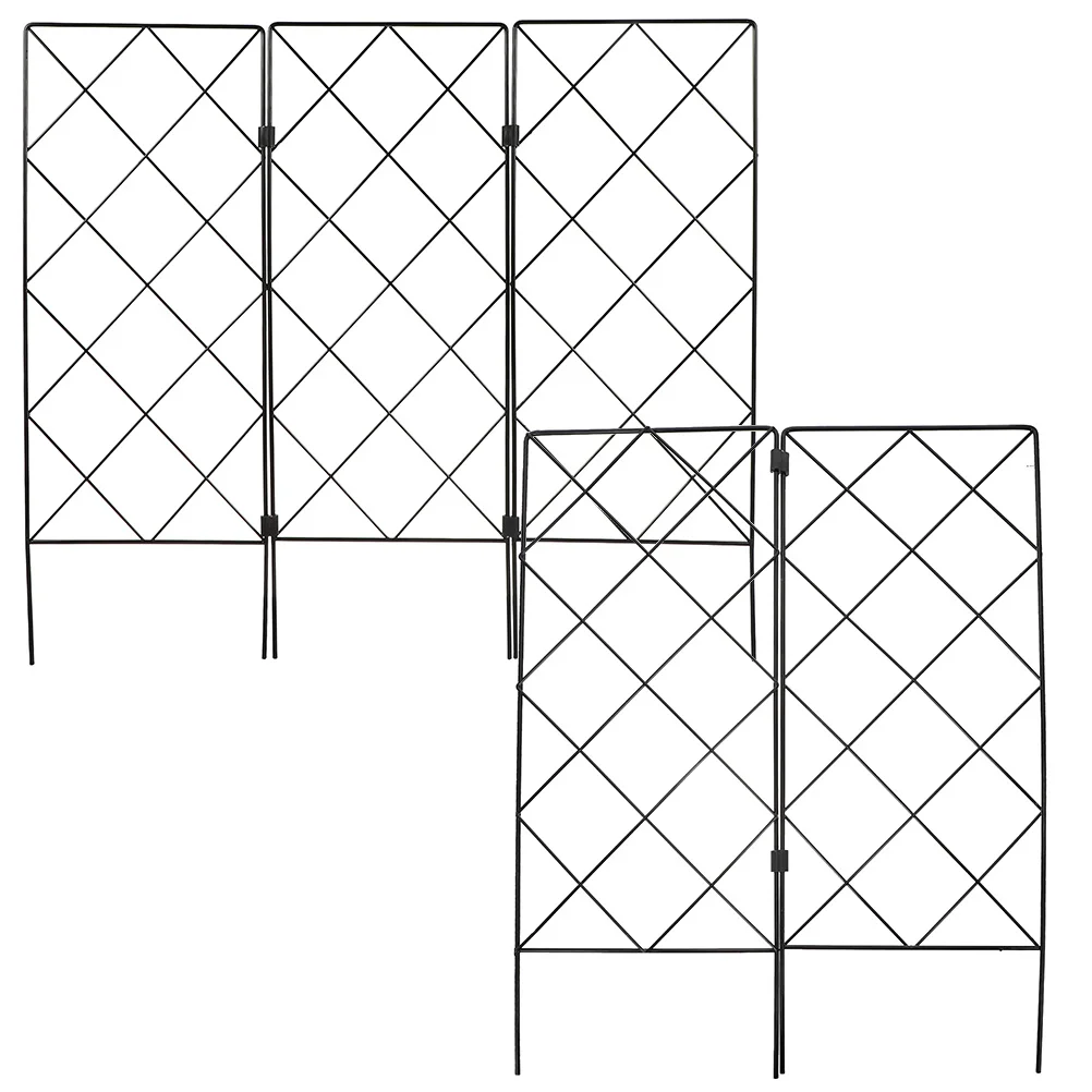 

5 шт., стойка для скалолазания для садовых растений, уличная решетка для поддержки виноградной лозы, прочная рамка без винтов, легкое складное использование, овощной виноград