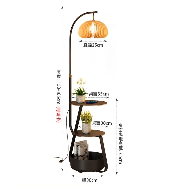 عدد قليل من مصابيح الأرضية بجوار الأريكة الأمريكية القديمة، وغرفة النوم العتيقة في غرفة المعيشة، ورف بجانب السرير للتخزين العمودي #5