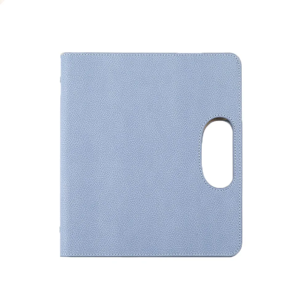 สมุดโน้ต PU หนัง A5 สมุดบันทึกงาน สมุดบันทึกการประชุมสไตล์เรโทร เครื่องเขียน อุปกรณ์การเรียน สมุดโน้ตแบบใบหลวม ของขวัญวันเกิด