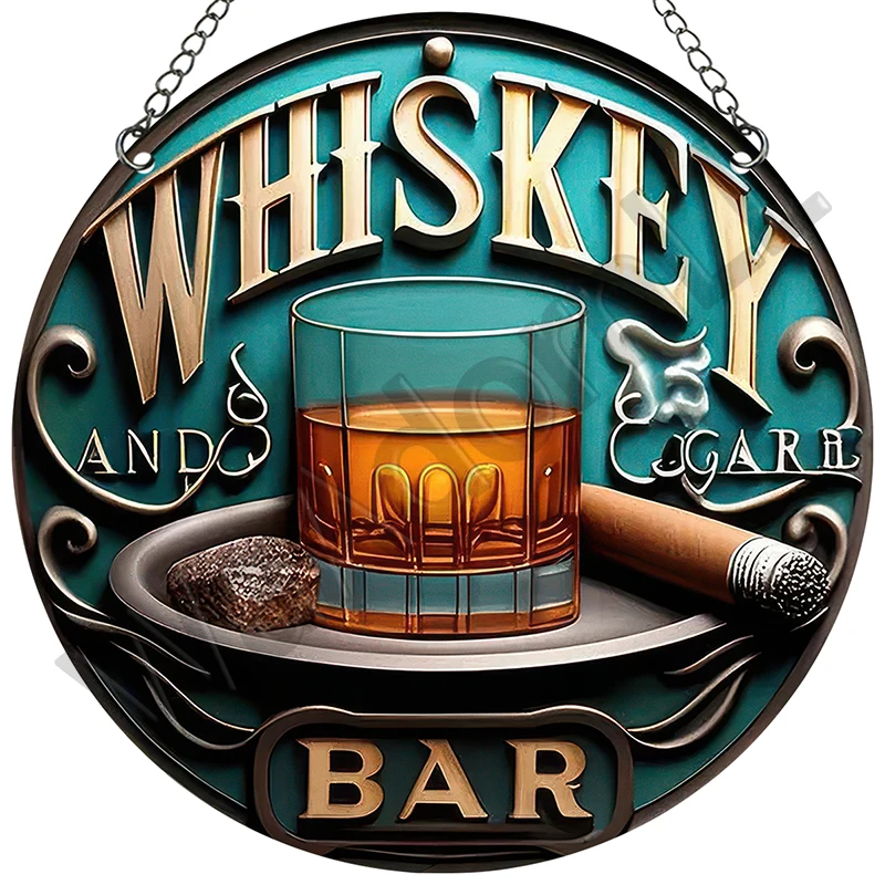 Letrero de Acrílico para Decoración del Hogar, Decoración de Paredes Interiores, Artículos Decorativos Vintage para Sala de Estar, Adornos para Cuarto de Hombre