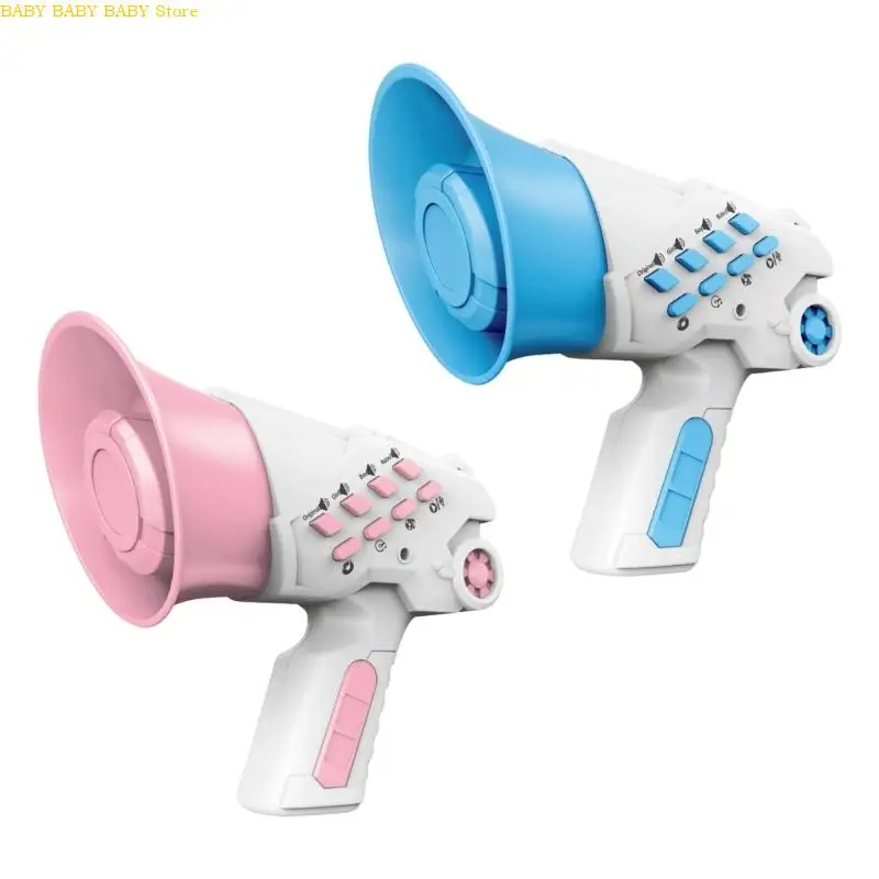 Q81A Megafono divertente cambia voce con funzione registrazione Giocattolo amplificatore portatile