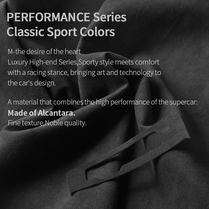 For Audi Sport 8V A3 S3 (2014-2019) Gear Shifter Cover Panel Trim Stickers Made of Alcantara Car Interior Tuning Accessories view 3