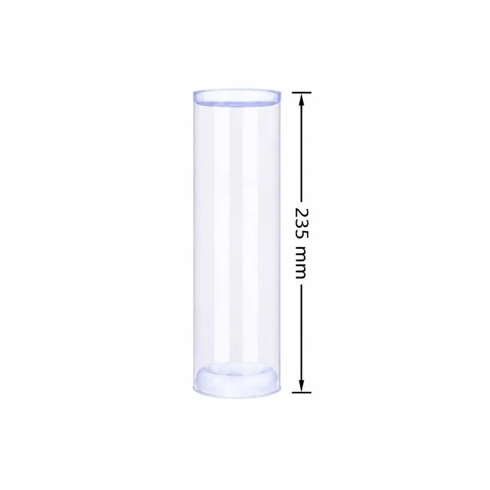 Acrylic Badminton Ball Holder Transparent Lightweight Shuttlecock Organizer Tube Convenient Stackable Storage Container Practice