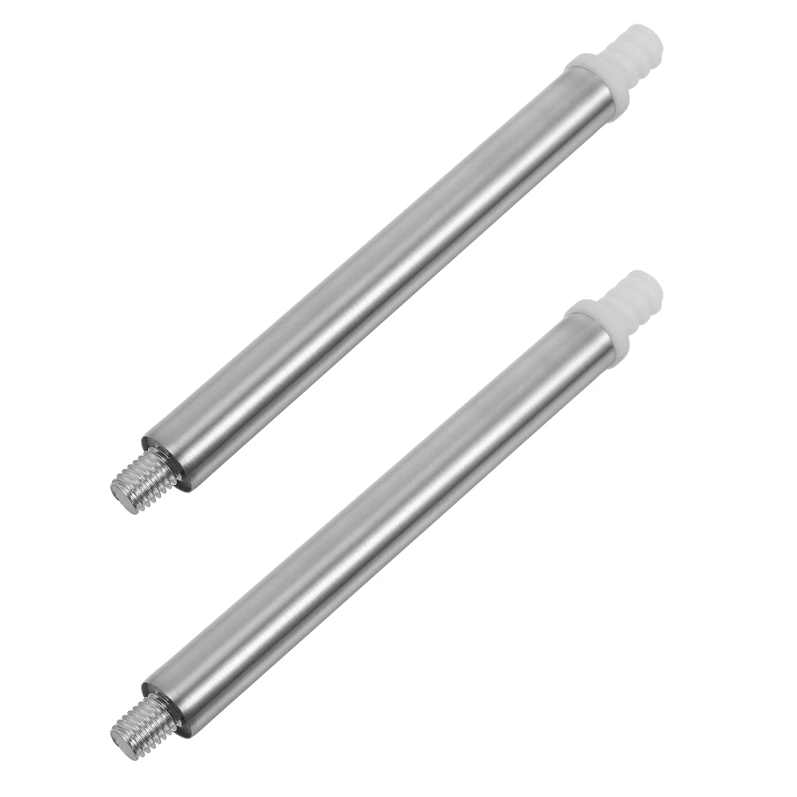 

2Pcs Toilet Brush Replacement Pole Stainless Steel Strong Lower Section Handle Toilet Brush Rod Replacement Part