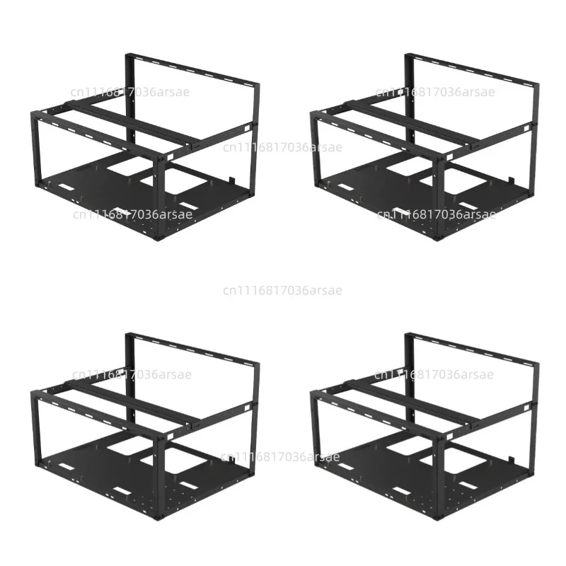 Open Air Mining Rig Frame Dual  Case Rack Mountable