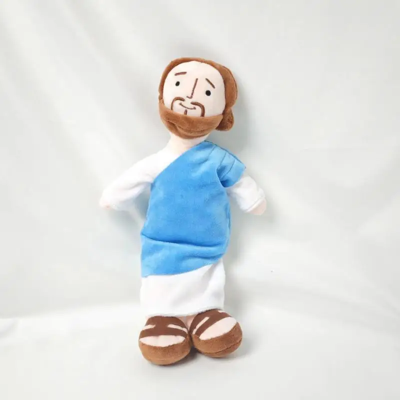 New Arab Character Jesus Doll Toys Plush Soft Religious Figure Christening Easter Stuffed Home Decoration Kids Birthday Gift