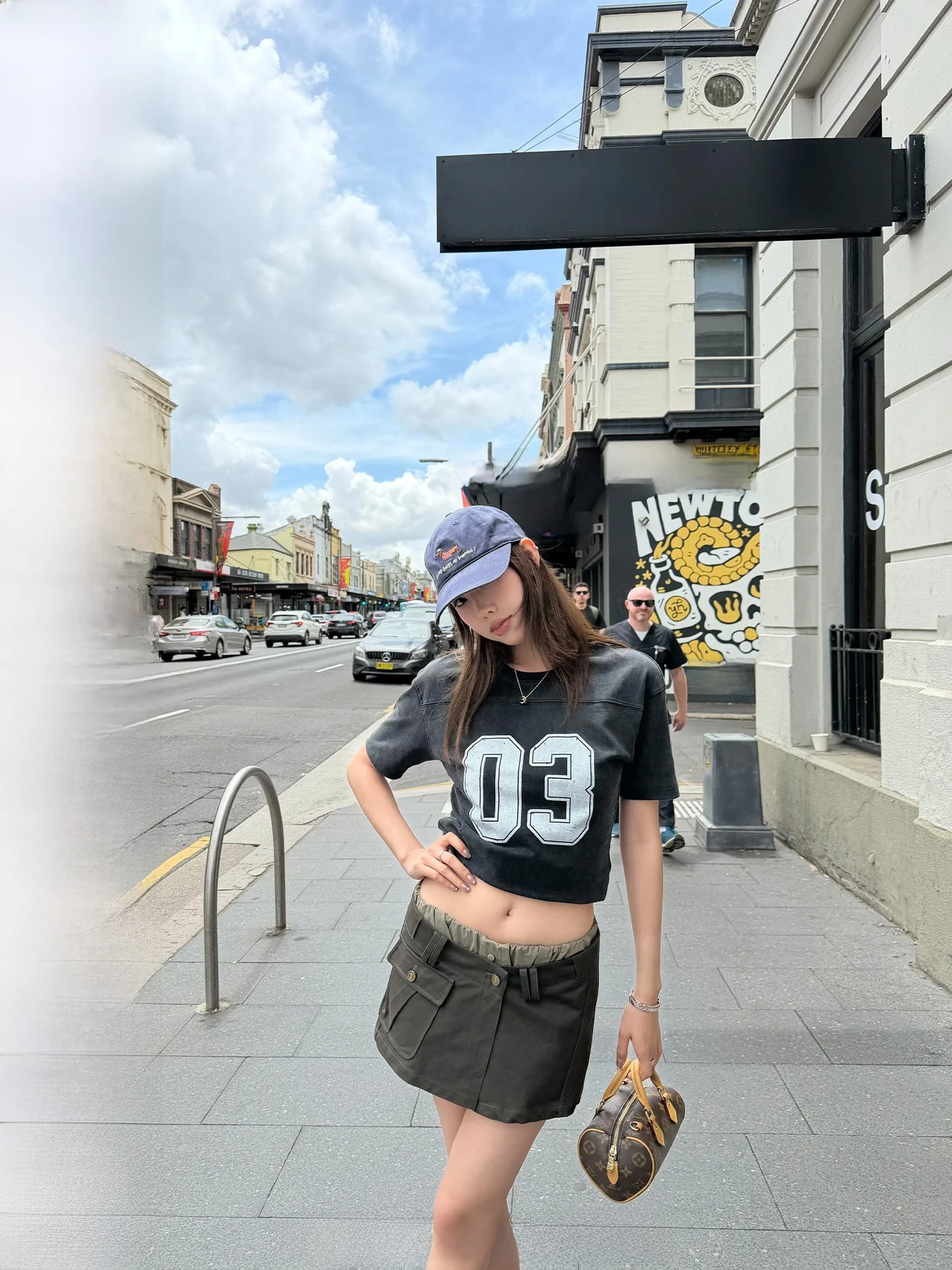 

Женская футболка Ranwear Fug Girls с винтажным цифровым принтом и 3D-вышивкой на талии, короткий рукав, хлопок, весна-лето