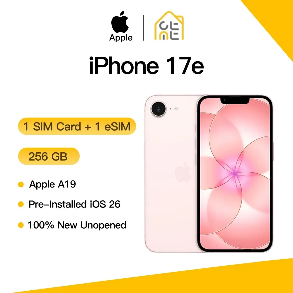 �y�Z�[�����zApple iPhone 17e 256GB �I���W�i�� �O���[�o����SIM�t���[ 5G�X�}�[�g�t�H�� A19�`�b�v 6.1�C���` Super Retina XDR OLED 48MP�t���[�W�����J���� IP68 iOS 26