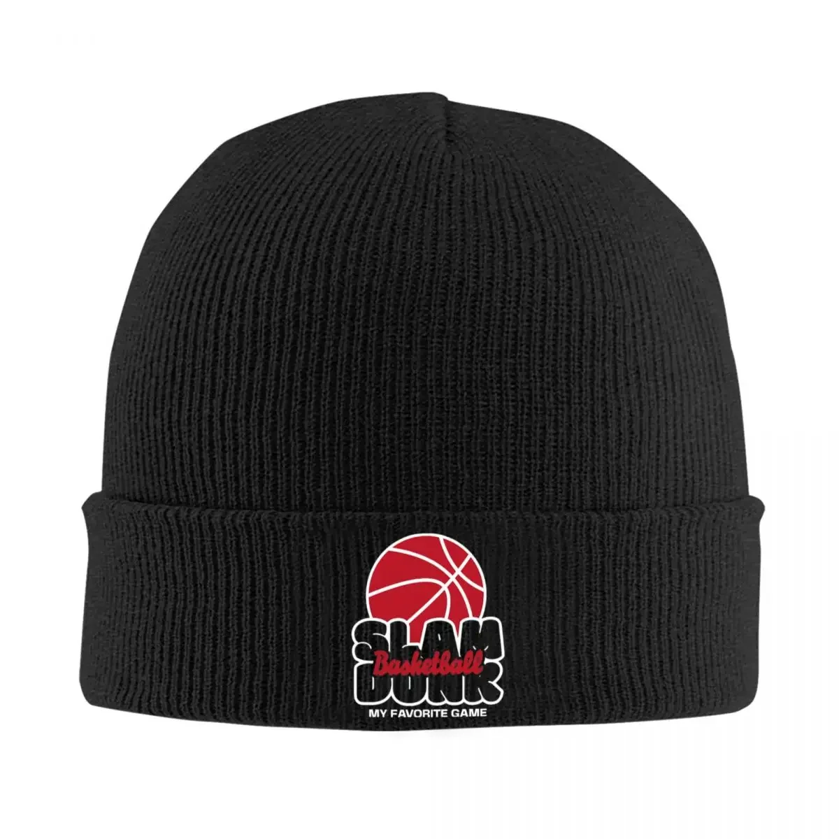 Anime Slam Dunk Knitted Caps Women's Men's Beanie Autumn Winter Hat Acrylic Sakuragi Hanamichi Basketball Crochet Cap