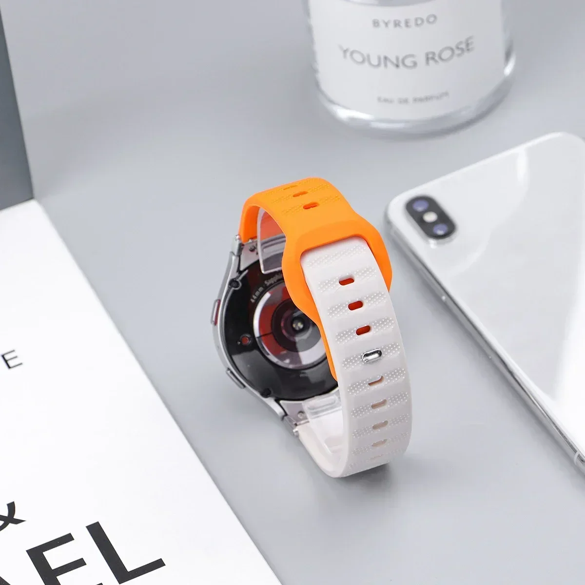 サムスンギャラクシーウォッチ用シリコンストラップ,クラシックウォッチ用アクセサリー,ギャラクシーウォッチ用,プレミアムなし,ソフトスポーツバンド6, 5, 4, 40mm, 44mm,5pro,45mm, 47mm 43mm