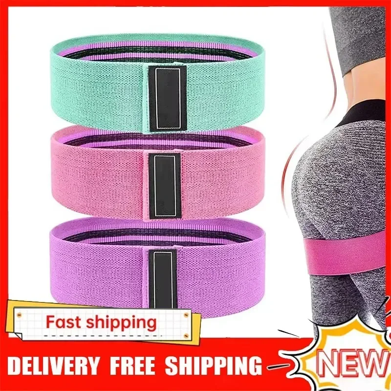 Elastic Bands Fitness Resistance Bands Yoga Pilates Hip Circle Expander Bands Gym Training Home Workout Equipment