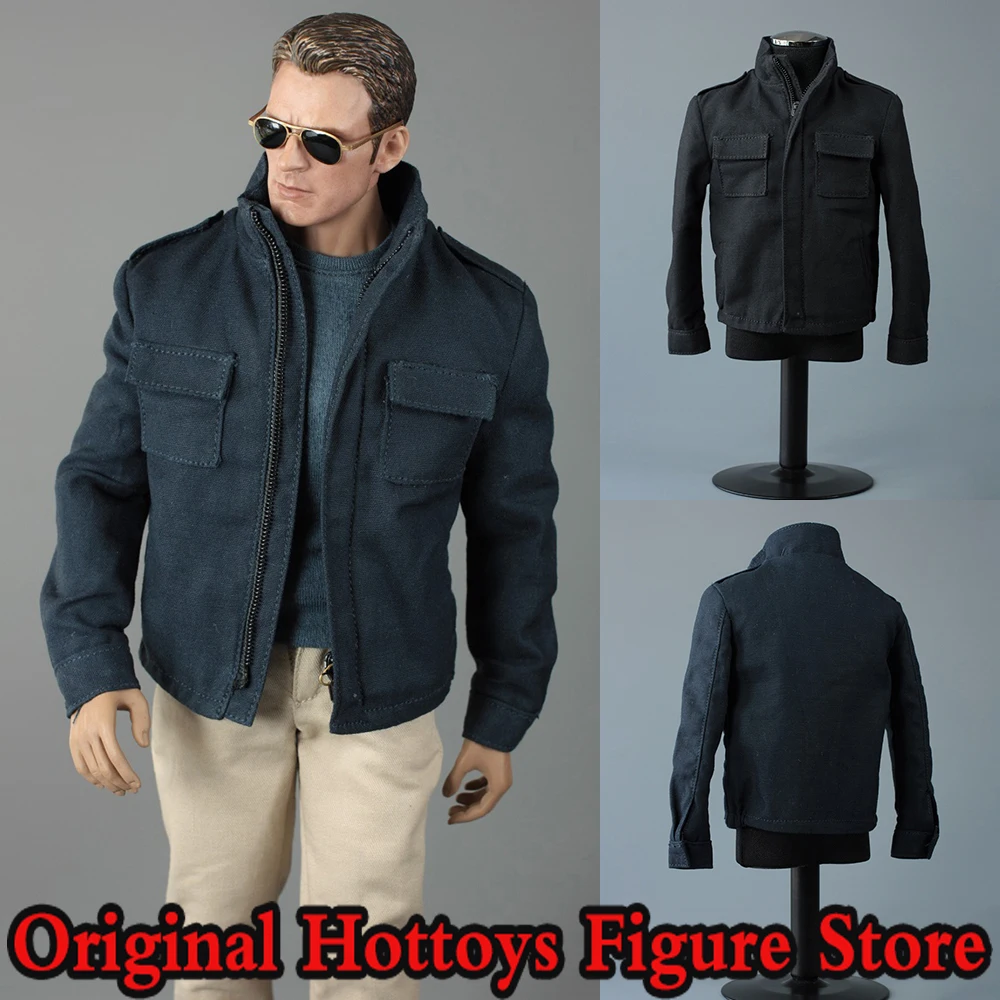 

В наличии X009 масштаб 1/6, мужская одежда солдата, куртка, повседневная трендовая однотонная короткая куртка, подходит для 12-дюймовой экшн-фигурки, модель куклы