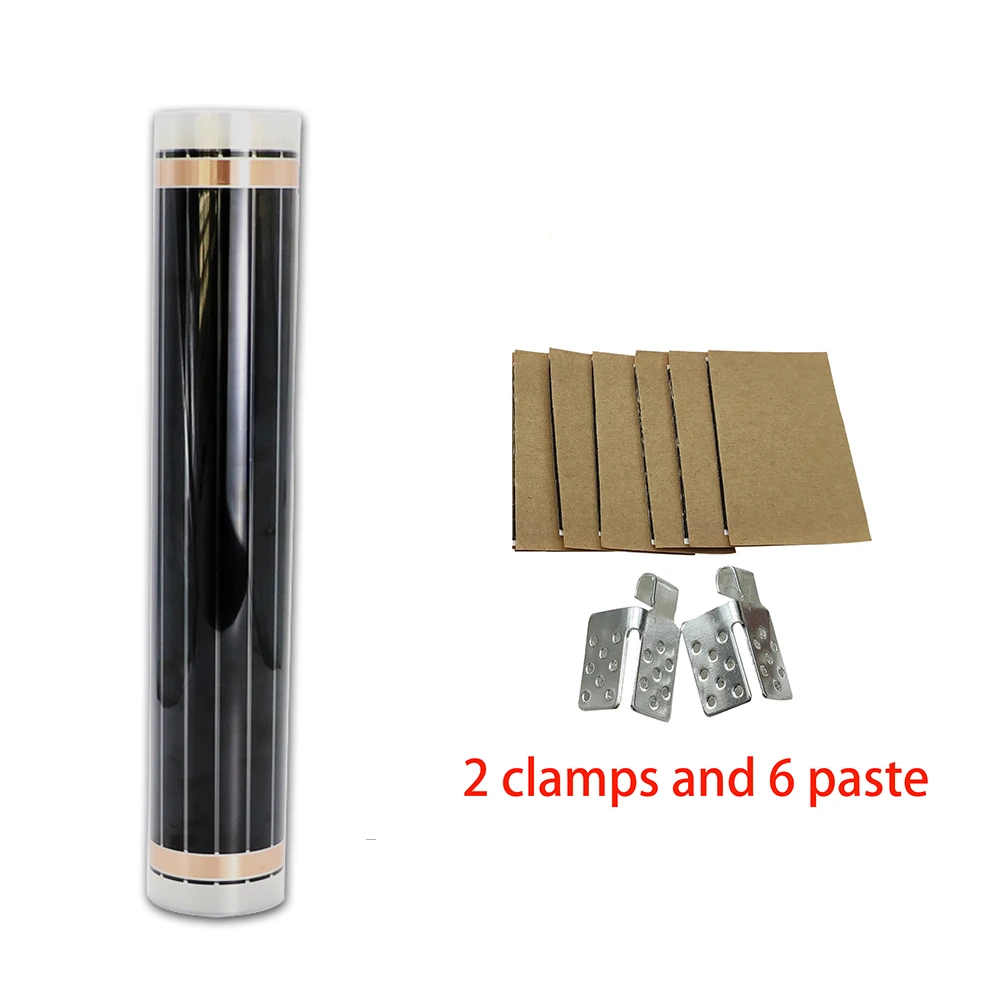 MINCO HEAT AC200~240V 150w/m2 Infrared Heating Film for Unerfloor Heating Reptile Terrarium Heat Mat Pet Warm Pad about 45C