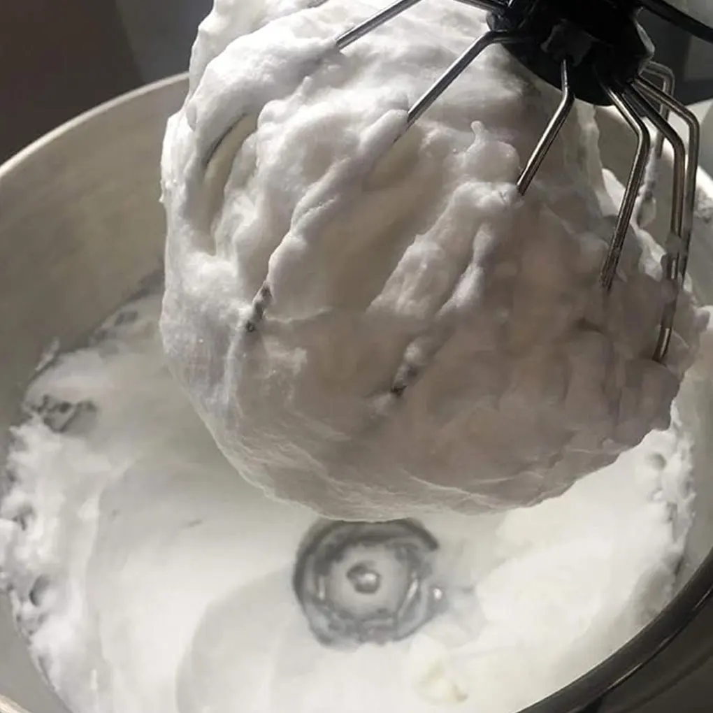 Stainless Steel Wire Whip Mixer Attachment Balloon Shaped Replacement Egg Beater Attachment Rustproof Blender Head Easy To Clean