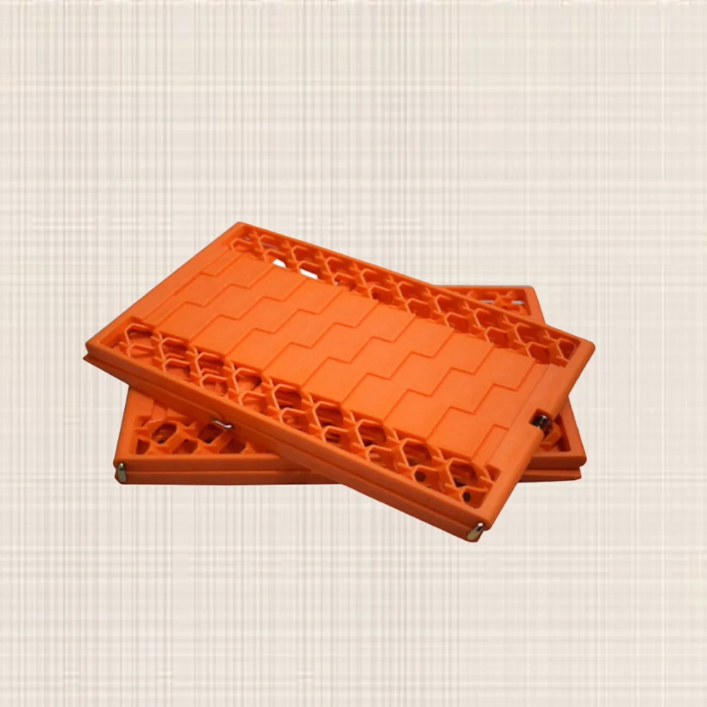 

1 Pair Foldable Anti-Skip Safety Chains For Cars Off-Road Traction Mats Snow Mud Sand Non- Auto Accessories