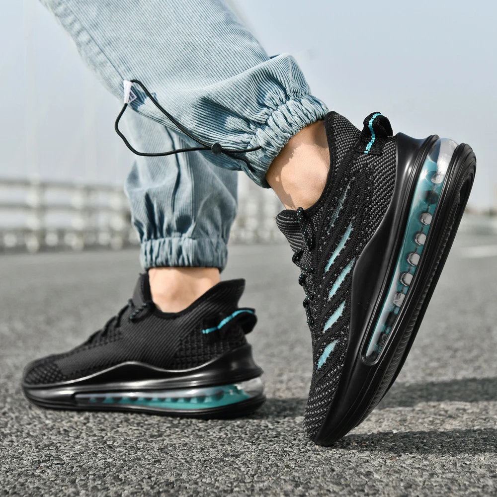 New Men's Running Shoes Outdoor Jogging Hiking Sneakers Casual Comfortable Sneakers Lightweight Soft