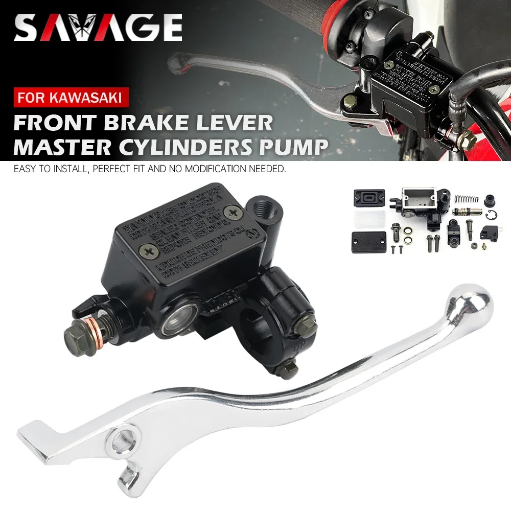 Główny cylinder hamulca przedniego do KAWASAKI NINJA 250/R/SL 400 EX Z125 Z250 Z300 Z400 Versys-X 250/300 dźwignia pompy hamulcowej motocykla