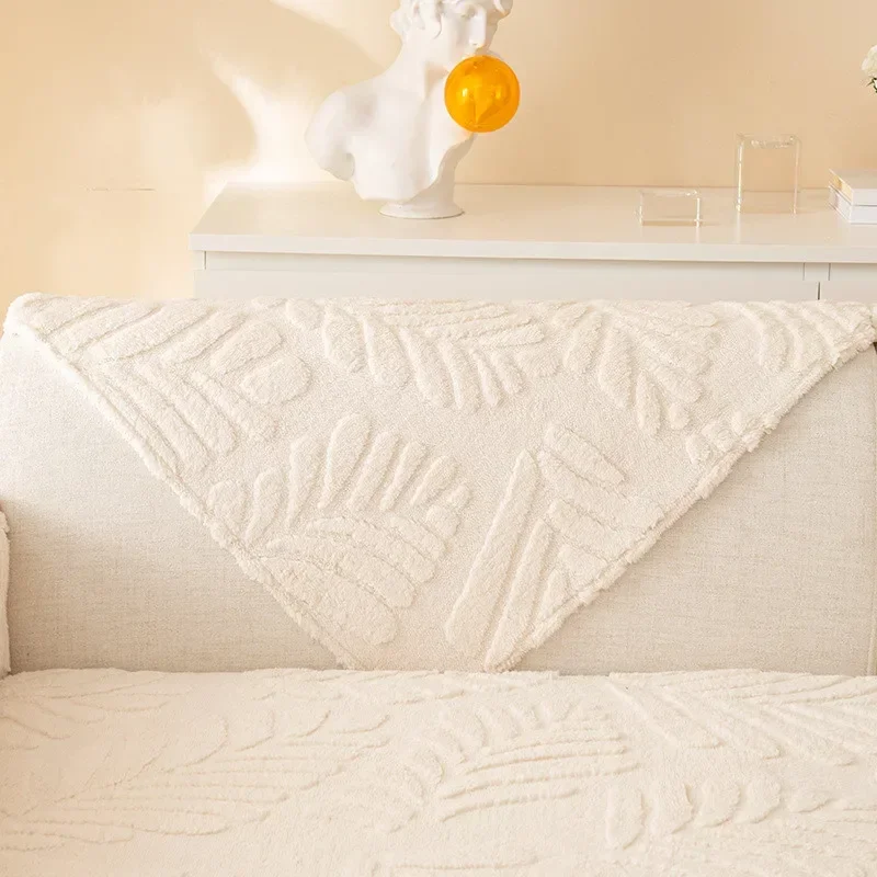 1 قطعة شتاء دافئ بسيط غطاء أريكة غطاء كرسي 1/2/3/4/L شكل شامل ركن حامي أثاث ديكور المنزل #4