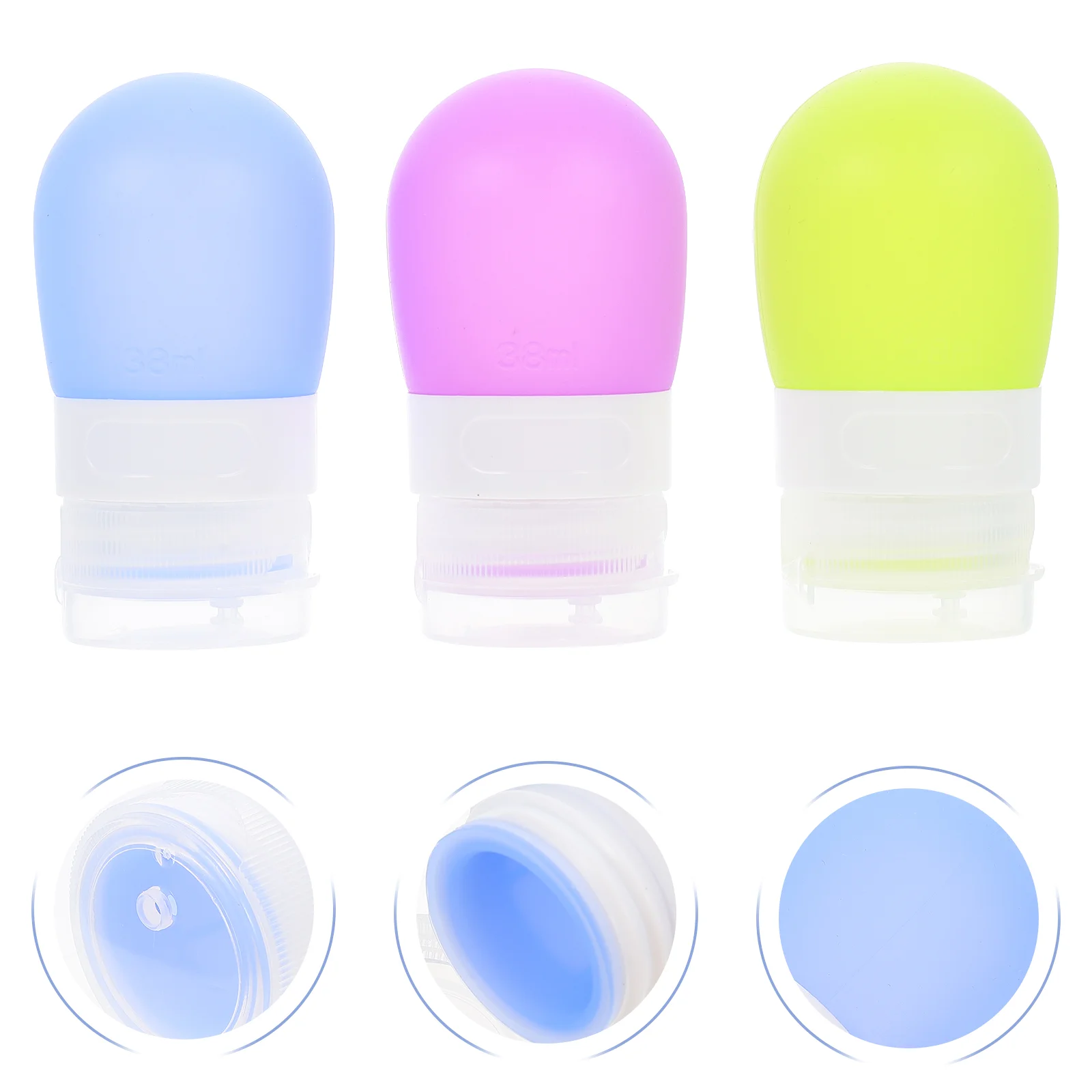 

Conditioner Silicone Travel Bottle Soap Container Toiletry Bottles Kit Silica