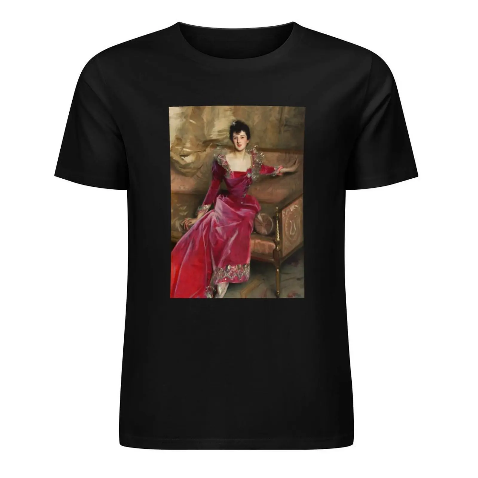 Mrs. Hugh Hammersley (1892) by John Singer Sargent T-Shirt customs design your own graphic tee shirt t shirt men 100℅ cotton