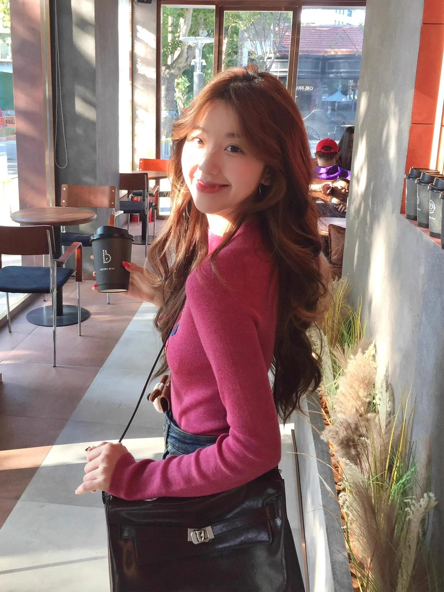 Koreanisches Langarm-Strickshirt, schmal geschnitten, als Unterhemd für Damen, Herbst-Winter, modisch, einzigartig, als Innenbekleidung