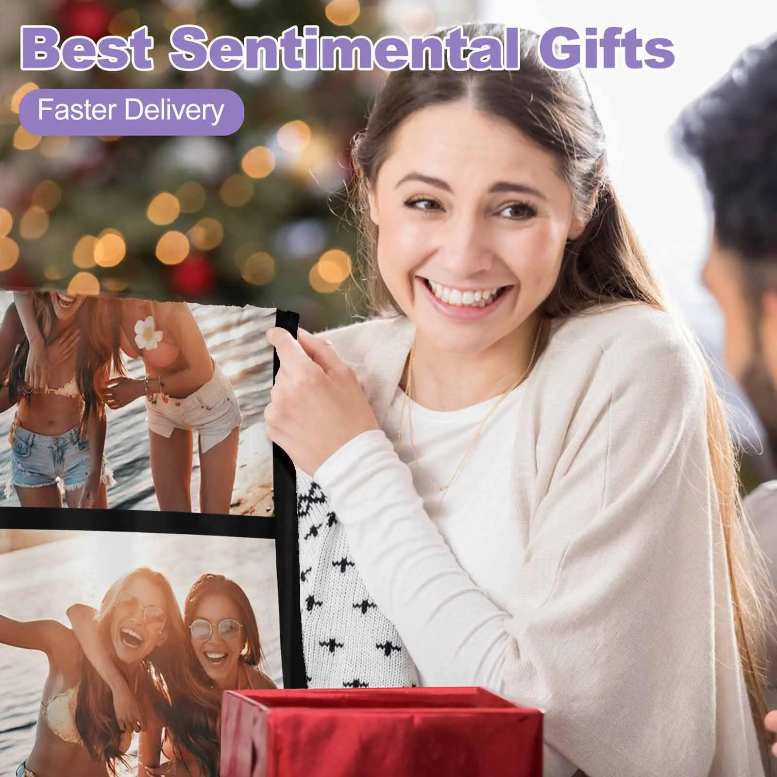 بطانيات مخصصة مع نص الصور، 5 صور بطانية صورة مخصصة بطانية أفضل صديق بطانيات الصداقة الشخصية