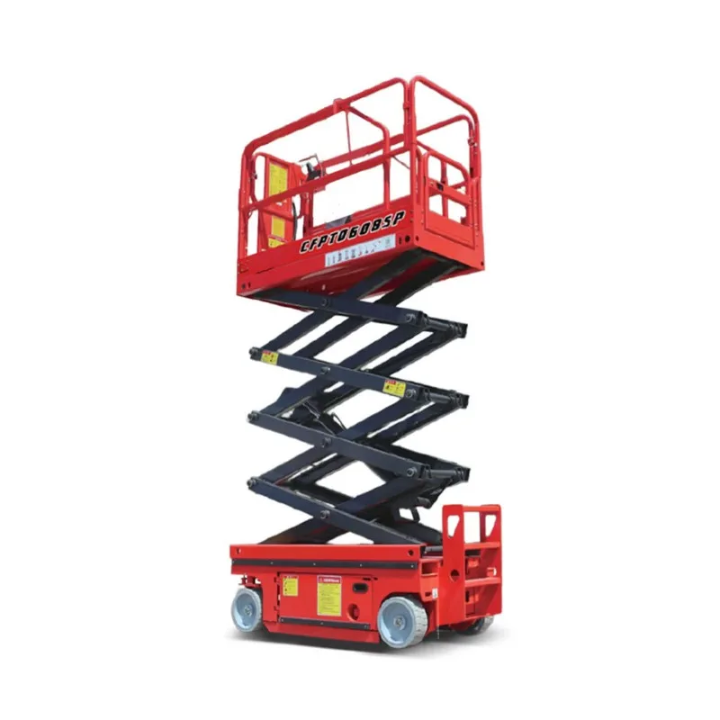 Scissor fork aerial work platform vehicle, climbing vehicle, lifting platform vehicle
