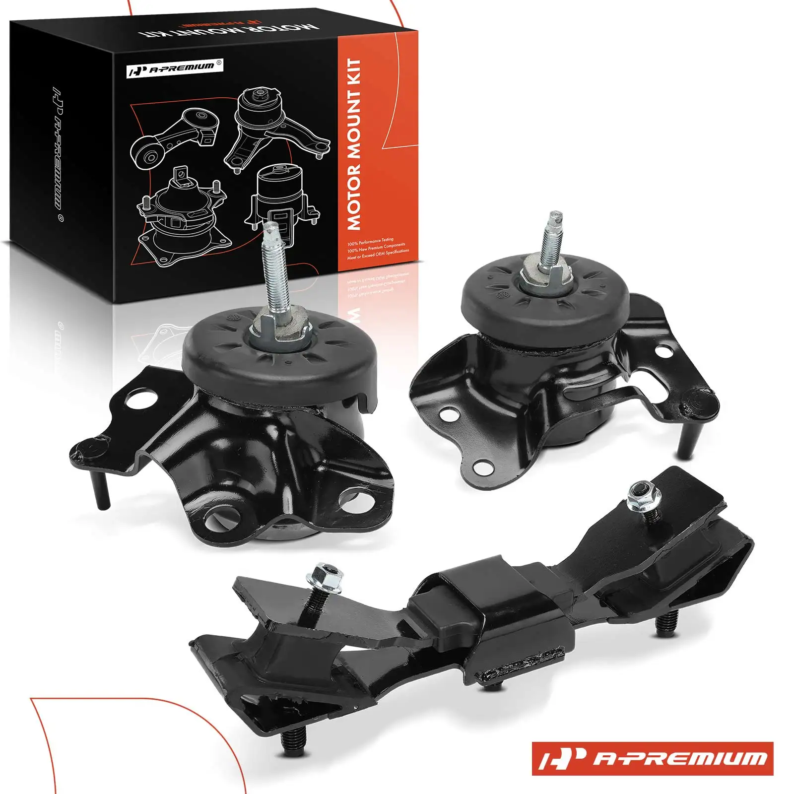 A-Premium 3pcs Engine Motor & Transmission Mount for Jeep Wrangler 2018-2024